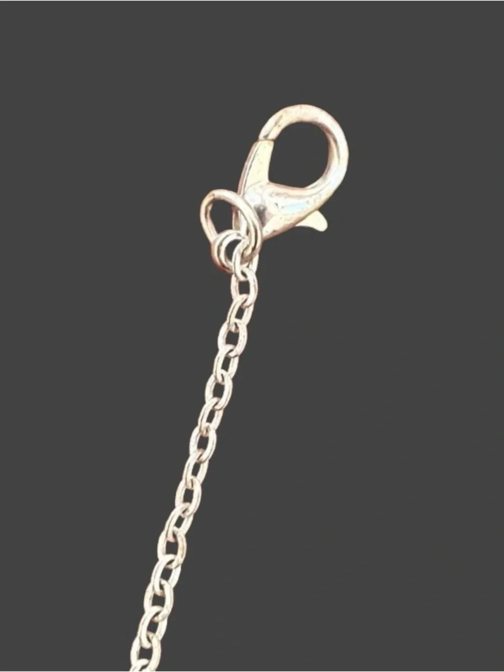 Rhinestone Treble Clef Pendant Necklace - Gold